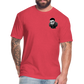 Mak M B/F 1 Fitted Cotton/Poly T-Shirt by Next Level - heather red