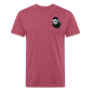 Mak M B/F 1 Fitted Cotton/Poly T-Shirt by Next Level - heather burgundy