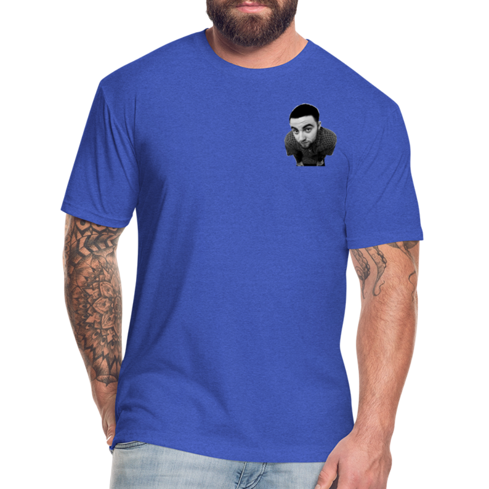 Mak M B/F 1 Fitted Cotton/Poly T-Shirt by Next Level - heather royal