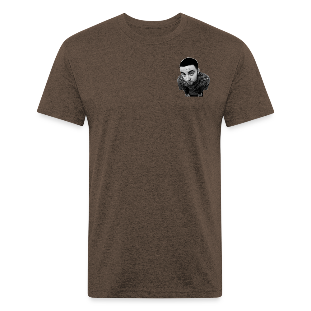 Mak M B/F 1 Fitted Cotton/Poly T-Shirt by Next Level - heather espresso