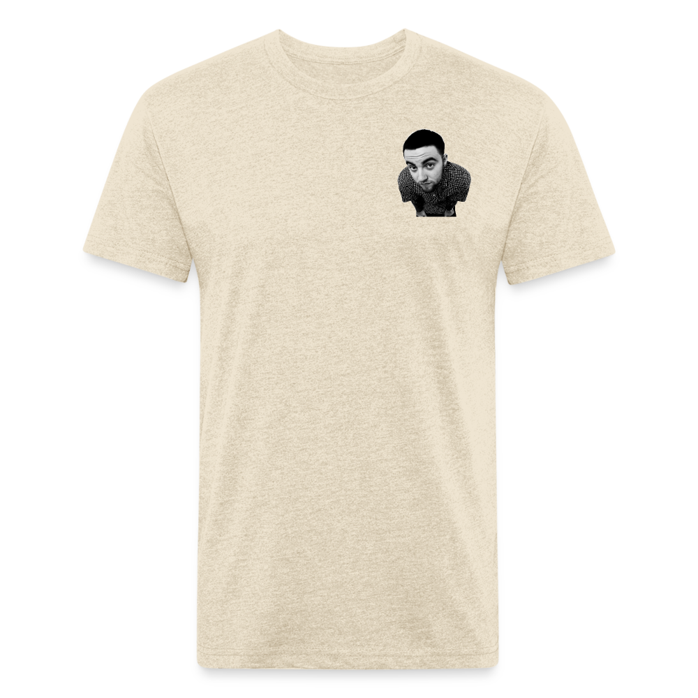 Mak M B/F 1 Fitted Cotton/Poly T-Shirt by Next Level - heather cream