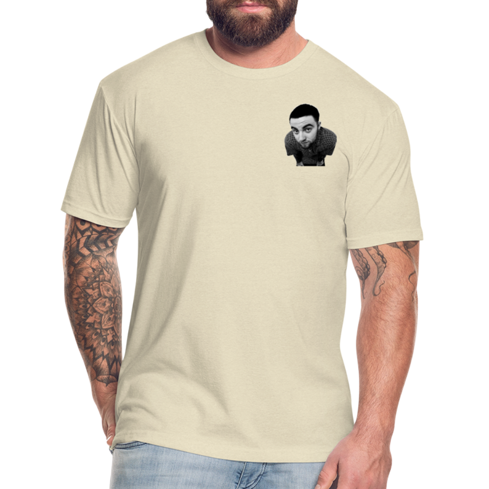 Mak M B/F 1 Fitted Cotton/Poly T-Shirt by Next Level - heather cream