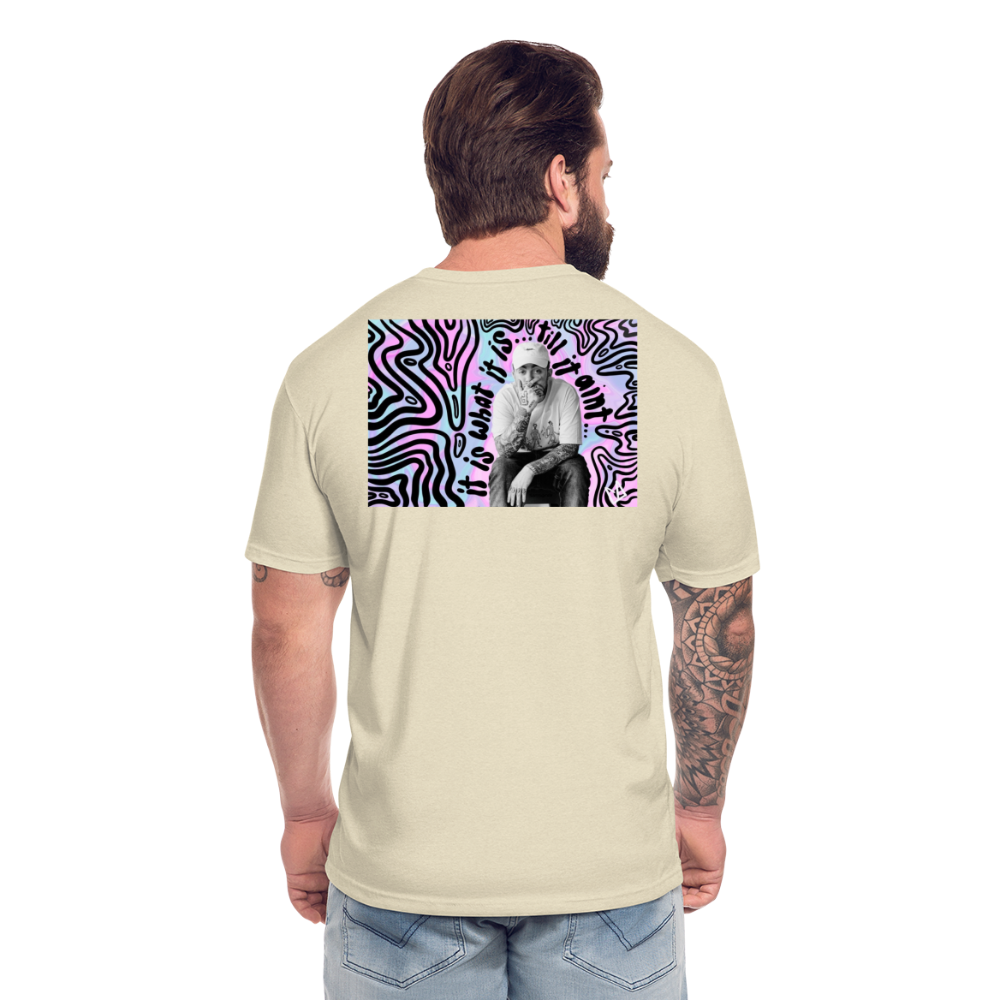 Mak M B/F 1 Fitted Cotton/Poly T-Shirt by Next Level - heather cream