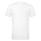 Fire + Fury Flag Back Cotton/Poly T-Shirt by Next Level - white