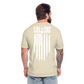 Fire + Fury Flag Back Cotton/Poly T-Shirt by Next Level - heather cream
