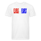 Fir + Fury RWB Front Cotton/Poly T-Shirt by Next Level - white