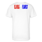 Fire + Fury RWB Wd Men’s 50/50 T-Shirt - white