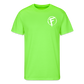 Fire + Fury RWB Wd Men’s 50/50 T-Shirt - neon green