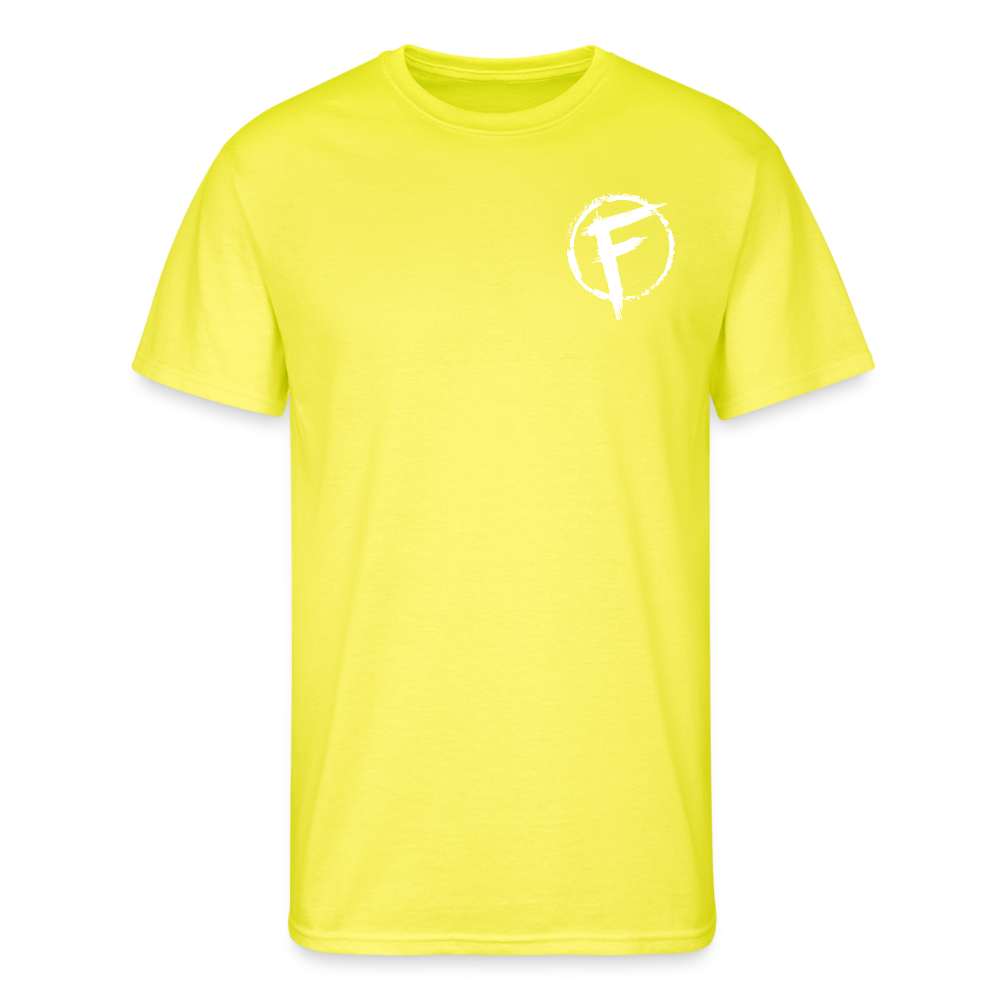 Fire + Fury RWB Wd Men’s 50/50 T-Shirt - neon yellow