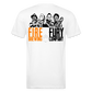 Fire + Fury Murder Group Fitted Cotton/Poly T-Shirt by Next Level - white