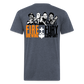 Fire + Fury Murder Group Fitted Cotton/Poly T-Shirt by Next Level - heather navy