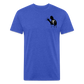 Fire + Fury Murder Group Fitted Cotton/Poly T-Shirt by Next Level - heather royal