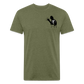 Fire + Fury Murder Group Fitted Cotton/Poly T-Shirt by Next Level - heather military green