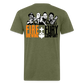 Fire + Fury Murder Group Fitted Cotton/Poly T-Shirt by Next Level - heather military green