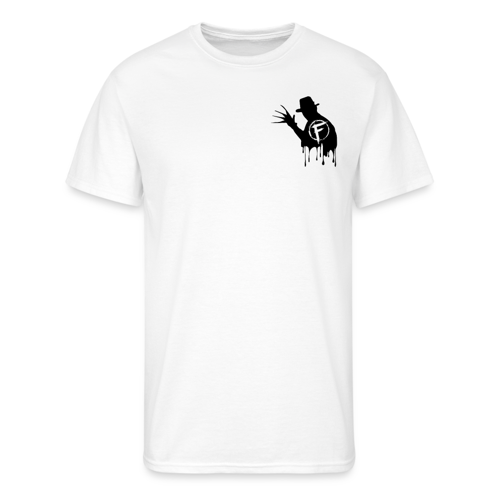 Fire + Fury Hallow Murder Crew **Men’s 50/50 T-Shirt - white
