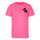 Fire + Fury Hallow Murder Crew **Men’s 50/50 T-Shirt - neon pink