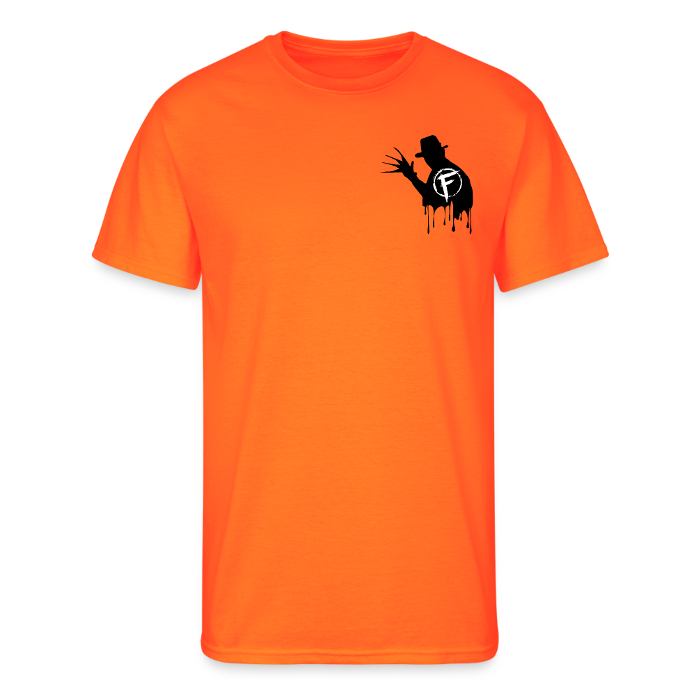Fire + Fury Hallow Murder Crew **Men’s 50/50 T-Shirt - neon orange