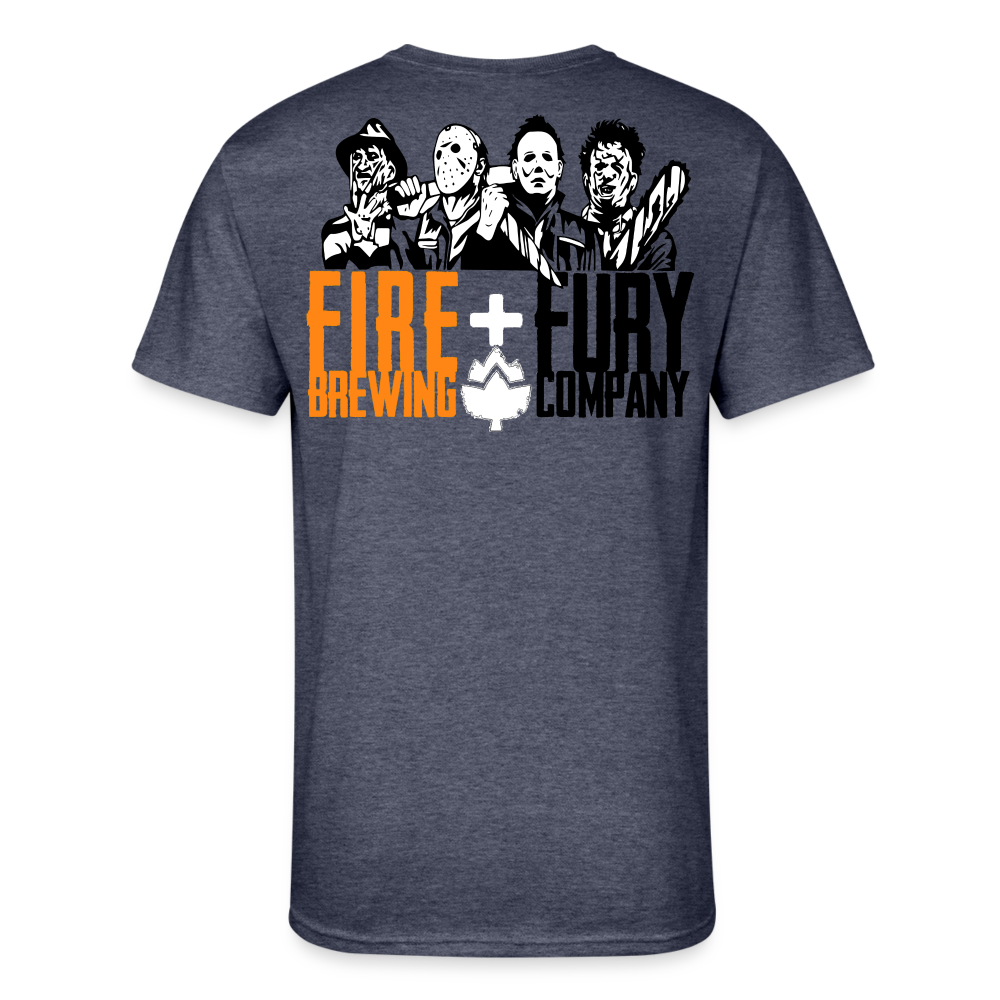 Fire + Fury Hallow Murder Crew **Men’s 50/50 T-Shirt - navy heather