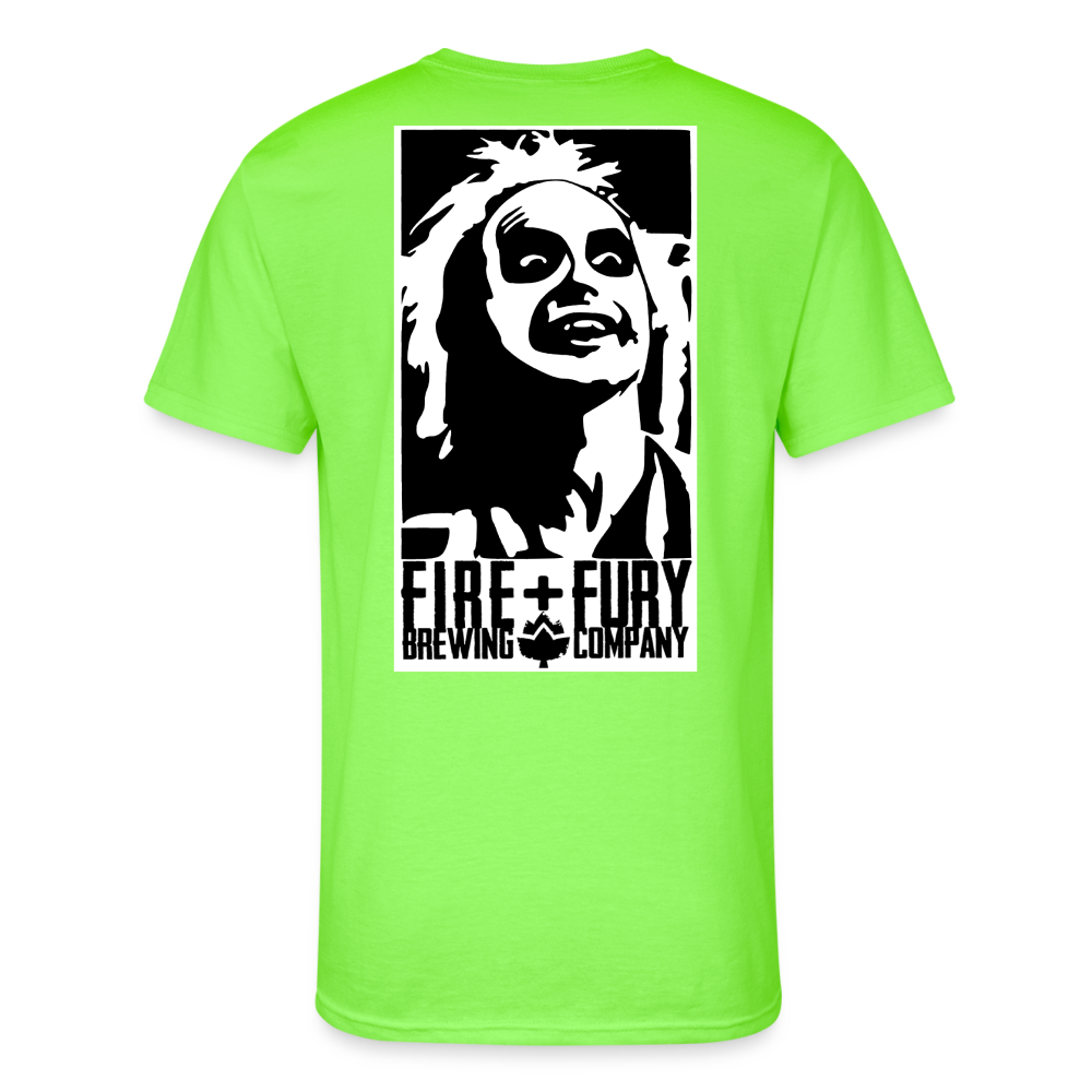 Fire + Fury Beetle Final **Men’s 50/50 T-Shirt - neon green
