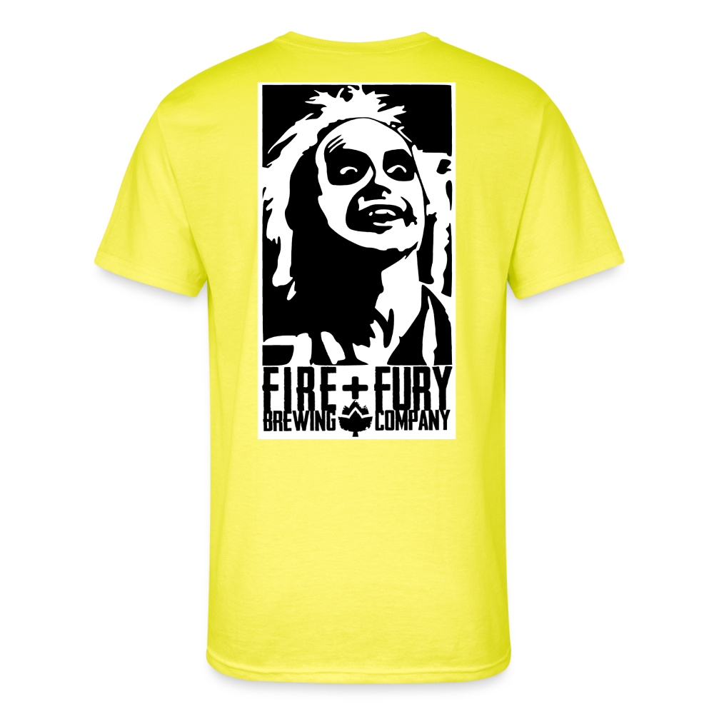 Fire + Fury Beetle Final **Men’s 50/50 T-Shirt - neon yellow