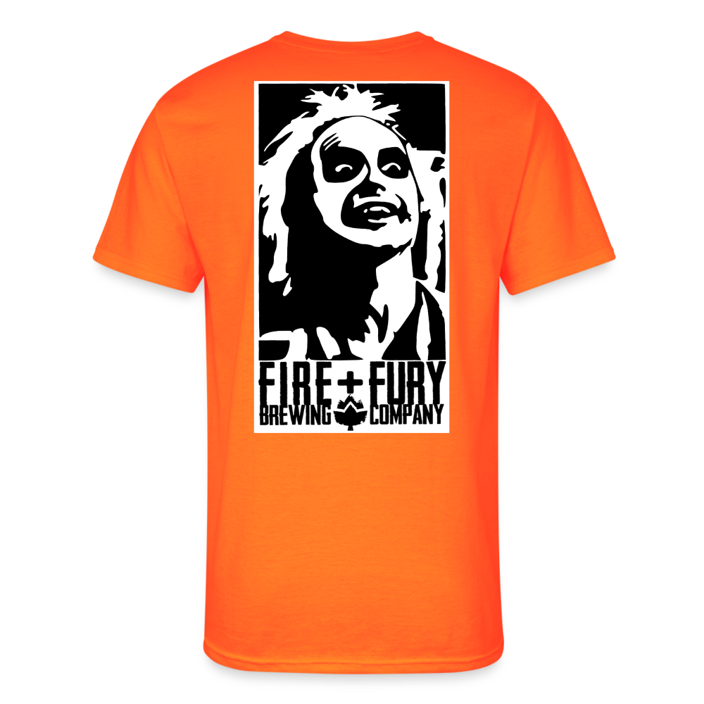 Fire + Fury Beetle Final **Men’s 50/50 T-Shirt - neon orange