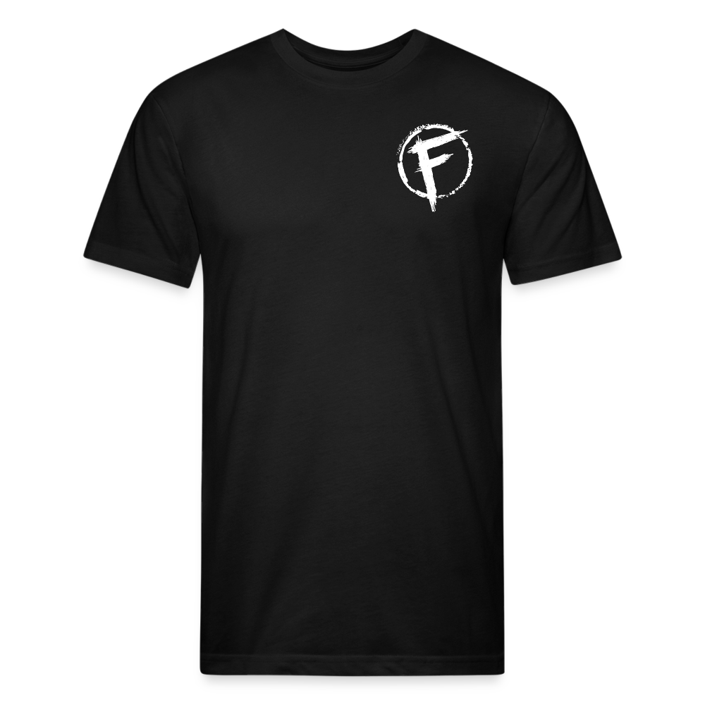 Fire + Fury Beetle Final**Fitted Cotton/Poly T-Shirt by Next Level - black