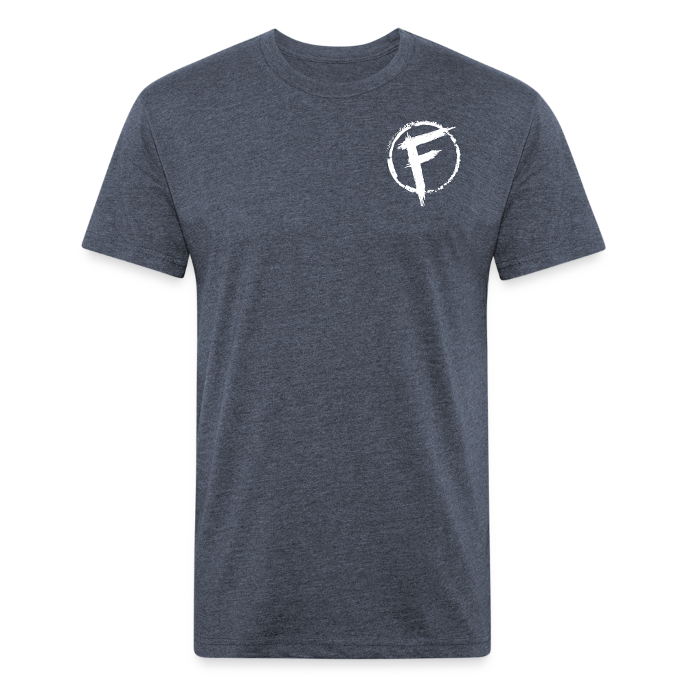 Fire + Fury Beetle Final**Fitted Cotton/Poly T-Shirt by Next Level - heather navy