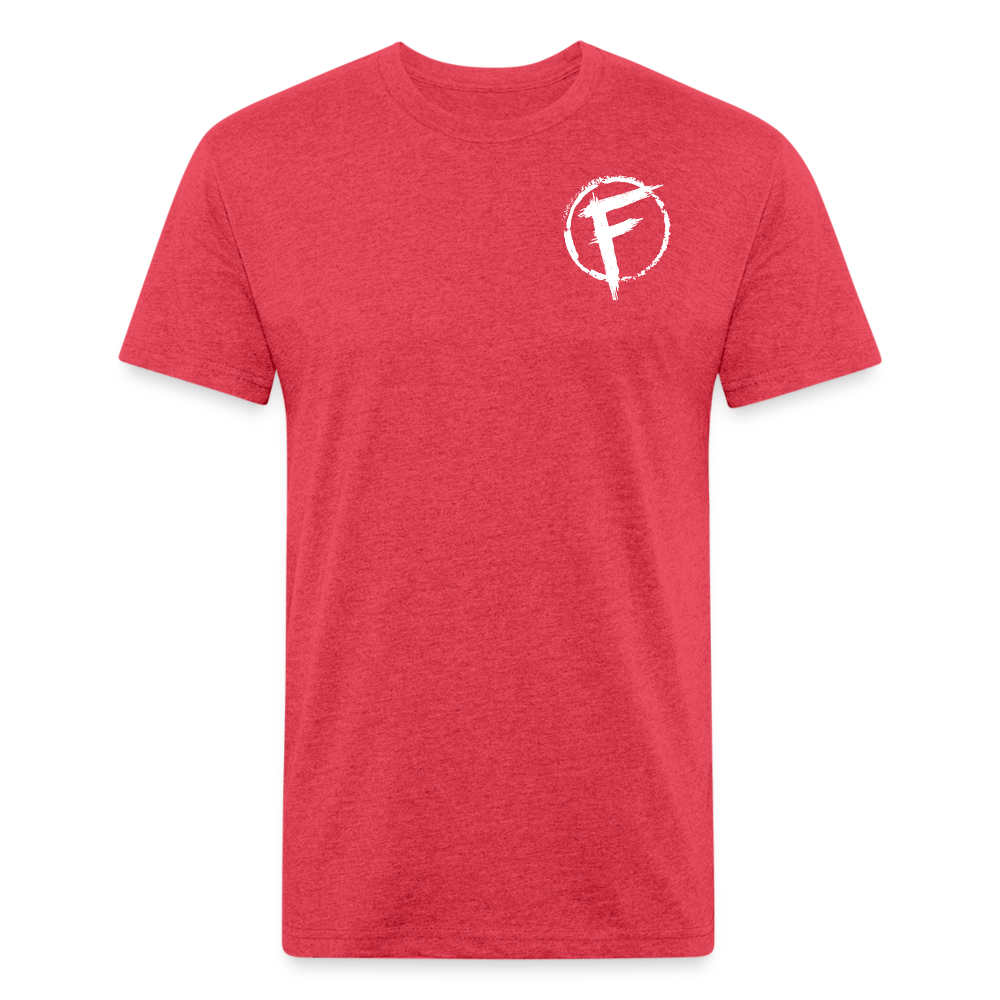 Fire + Fury Beetle Final**Fitted Cotton/Poly T-Shirt by Next Level - heather red