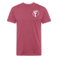 Fire + Fury Beetle Final**Fitted Cotton/Poly T-Shirt by Next Level - heather burgundy