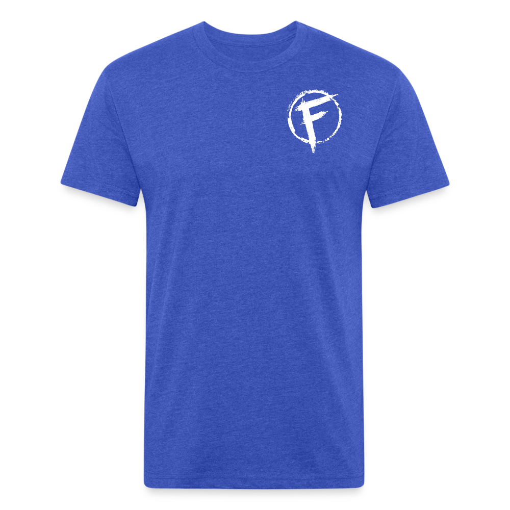 Fire + Fury Beetle Final**Fitted Cotton/Poly T-Shirt by Next Level - heather royal