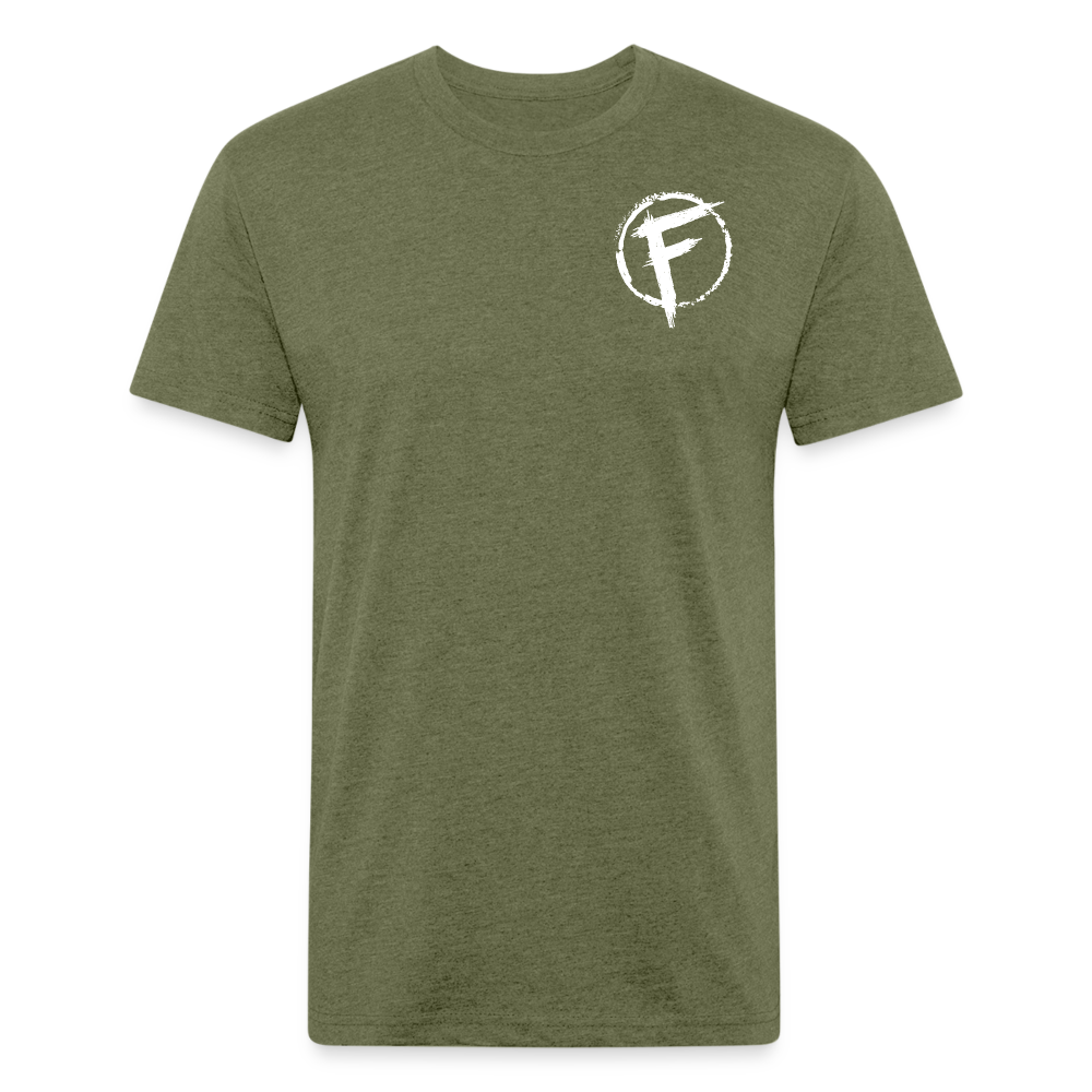 Fire + Fury Beetle Final**Fitted Cotton/Poly T-Shirt by Next Level - heather military green