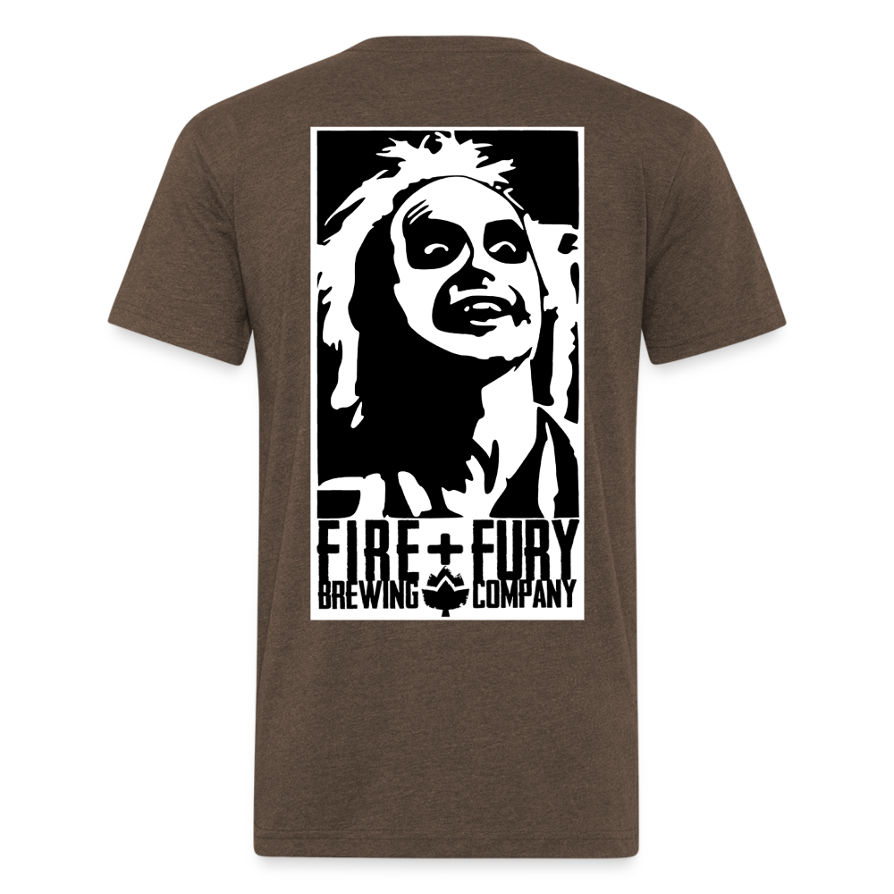 Fire + Fury Beetle Final**Fitted Cotton/Poly T-Shirt by Next Level - heather espresso