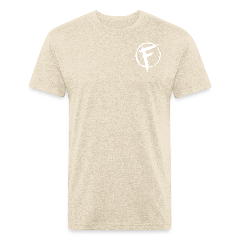 Fire + Fury Beetle Final**Fitted Cotton/Poly T-Shirt by Next Level - heather cream