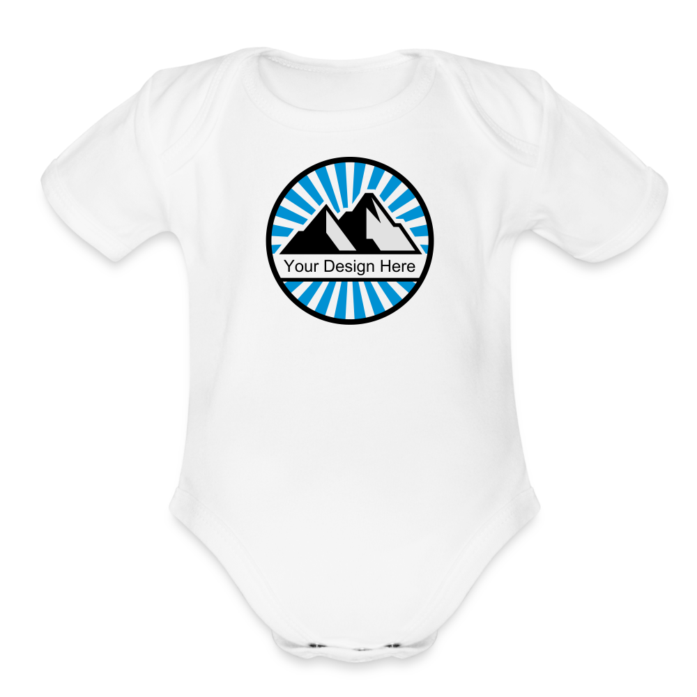 Organic Short Sleeve Baby Bodysuit - 333 Printing Pro
