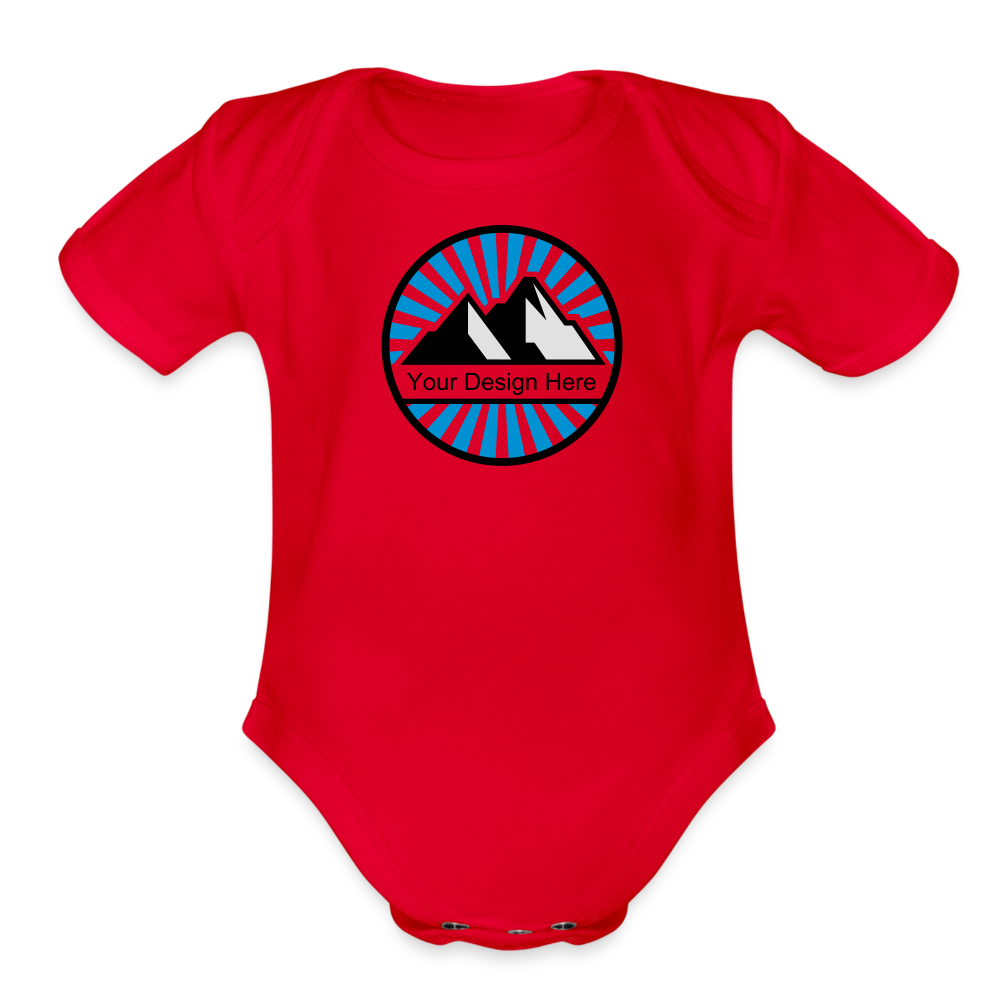 Organic Short Sleeve Baby Bodysuit - 333 Printing Pro