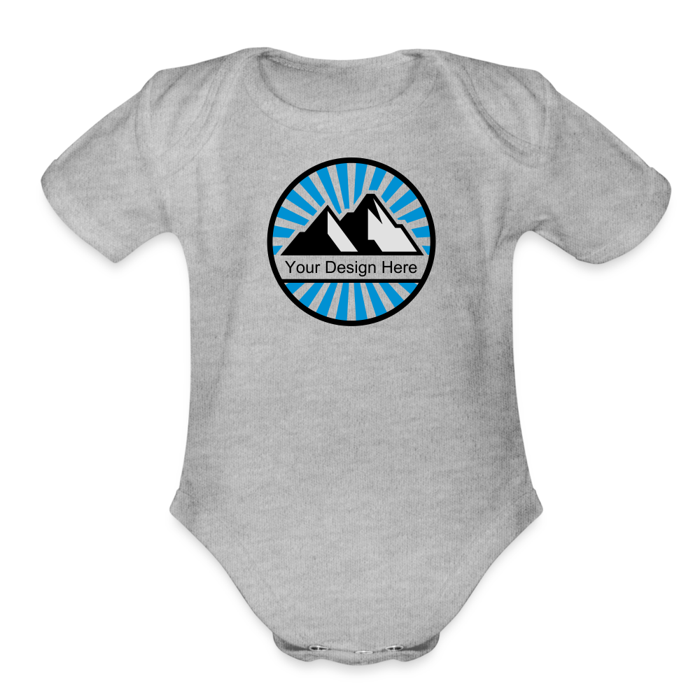Organic Short Sleeve Baby Bodysuit - 333 Printing Pro