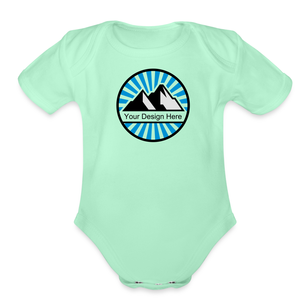 Organic Short Sleeve Baby Bodysuit - 333 Printing Pro