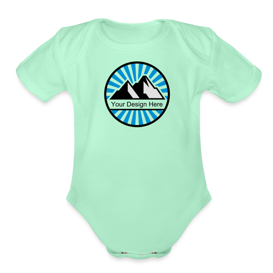 Organic Short Sleeve Baby Bodysuit - 333 Printing Pro