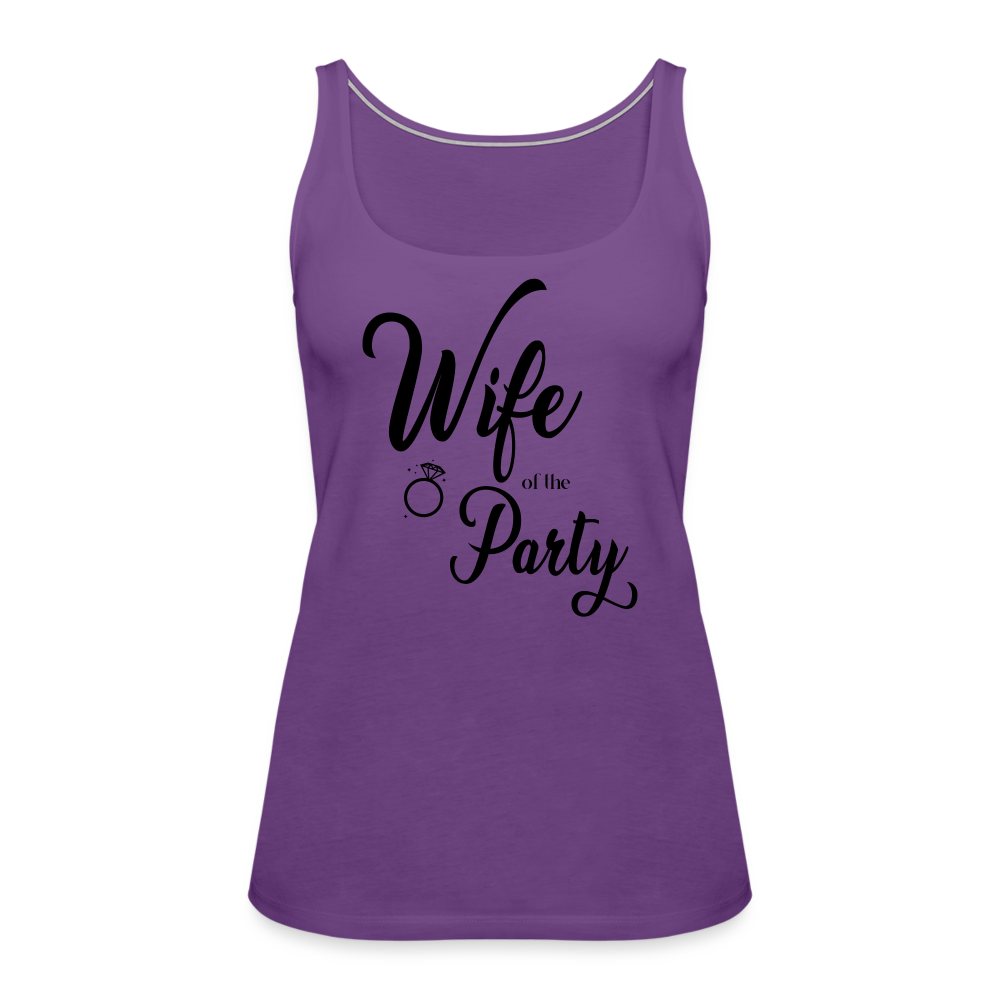Wife of the Party Women’s Premium Tank Top - R - 333 Printing Pro
