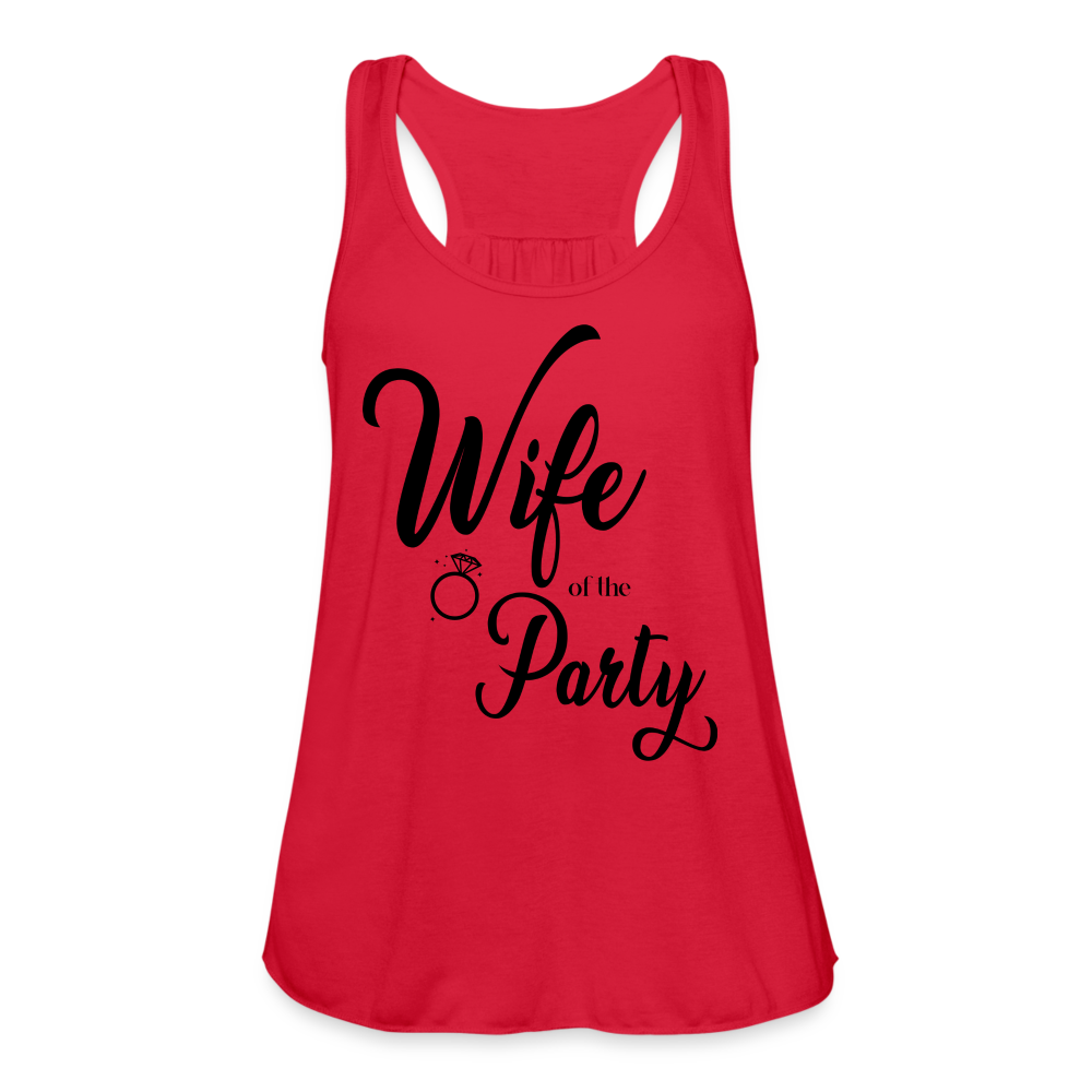 Wife of the party Women's Flowy Tank Top by Bella - 333 Printing Pro