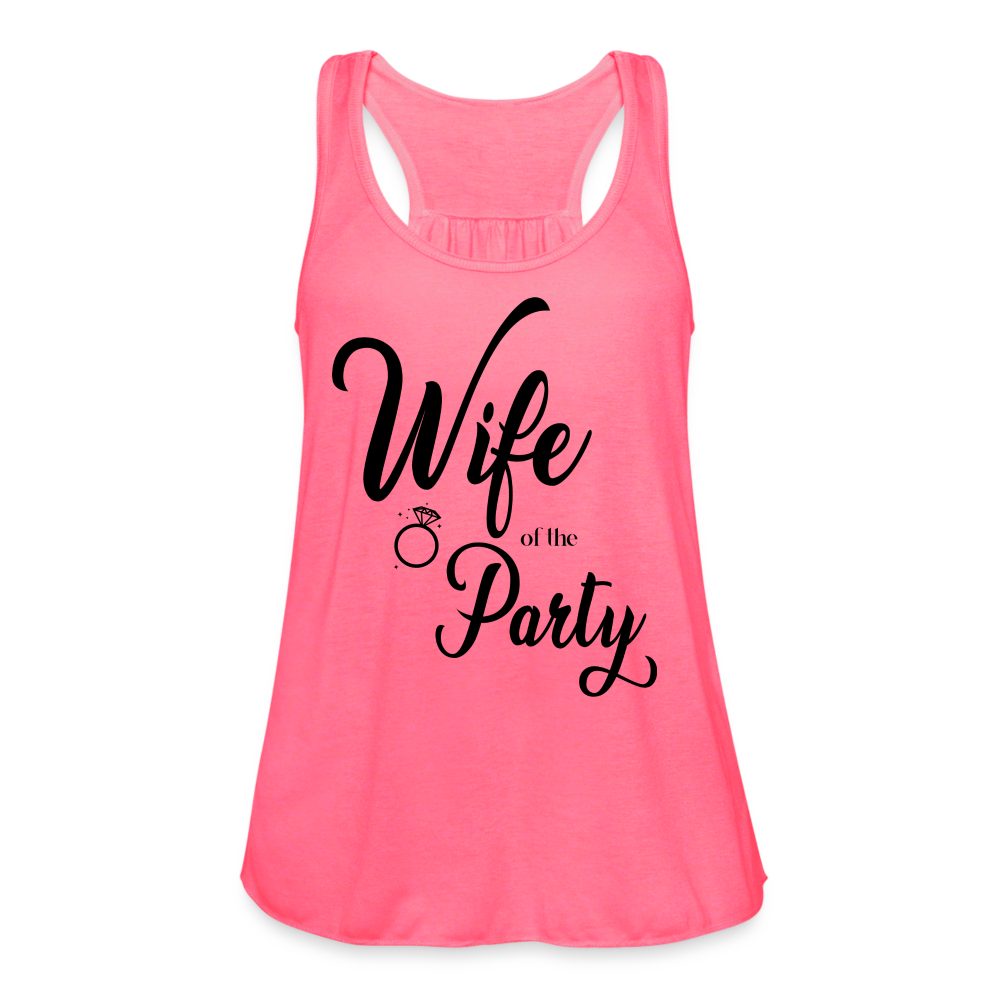 Wife of the party Women's Flowy Tank Top by Bella - 333 Printing Pro
