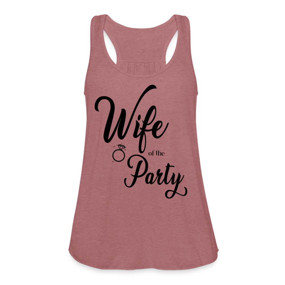 Wife of the party Women's Flowy Tank Top by Bella - 333 Printing Pro