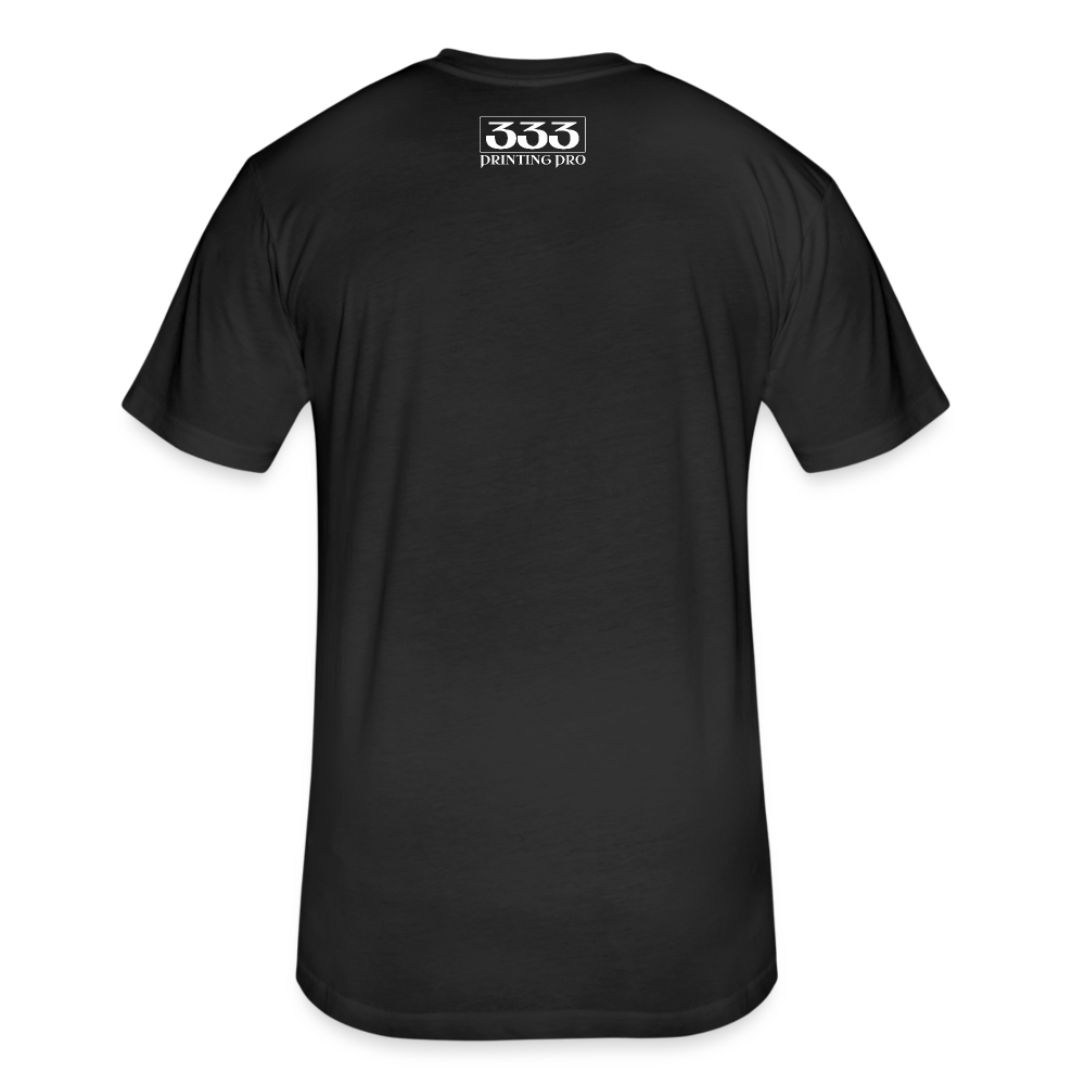 Fitted Cotton/Poly T-Shirt by Next Level - black