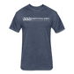 Fitted Cotton/Poly T-Shirt by Next Level - heather navy