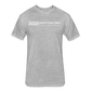 Fitted Cotton/Poly T-Shirt by Next Level - heather gray