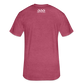 Fitted Cotton/Poly T-Shirt by Next Level - heather burgundy
