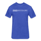 Fitted Cotton/Poly T-Shirt by Next Level - heather royal