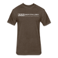 Fitted Cotton/Poly T-Shirt by Next Level - heather espresso