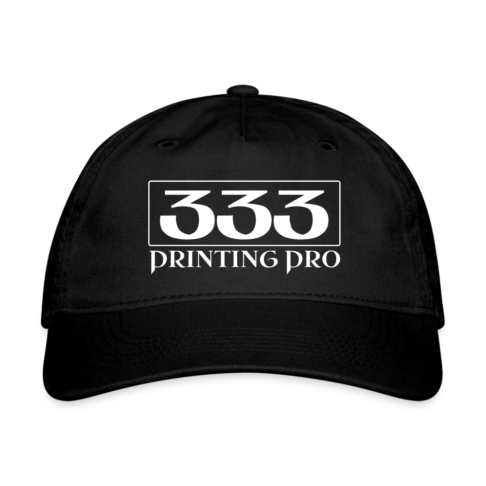 Organic Baseball Cap - black