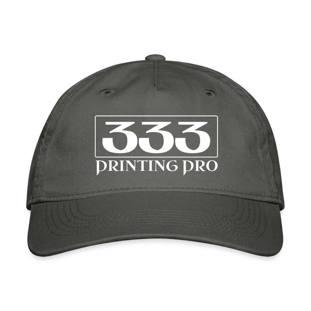 Organic Baseball Cap - charcoal